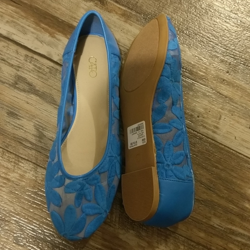 Flats shoes blue
